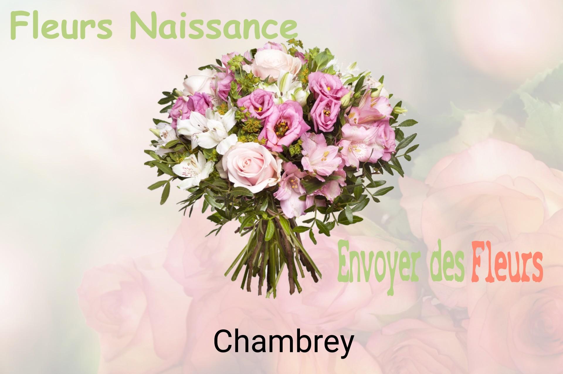 Bouquet de fleurs de naissance livré à Chambrey